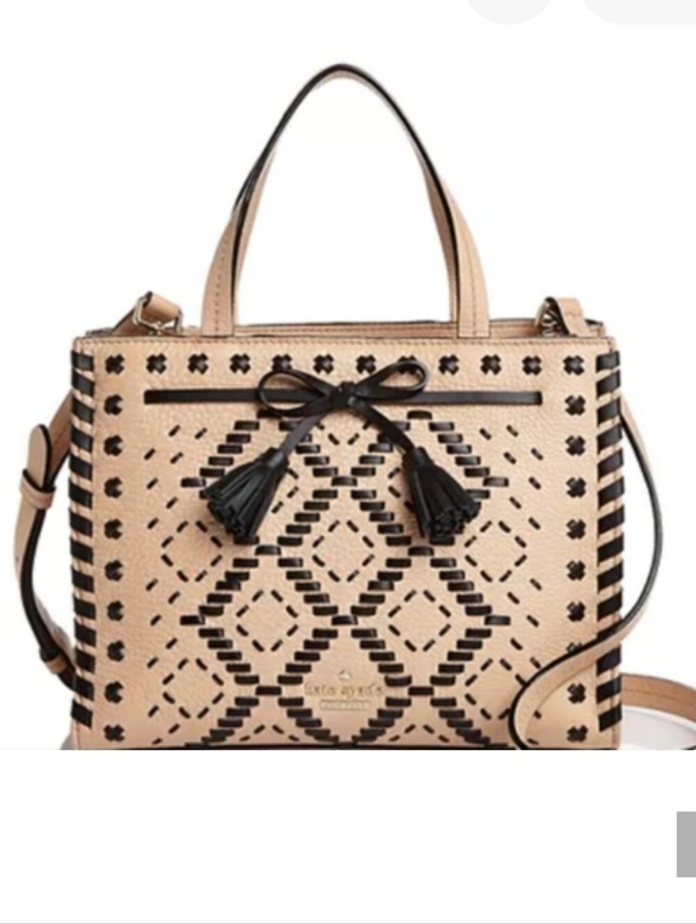 kate spade Hayes Street Isobel Whipstich Bag Two Way Satchel
